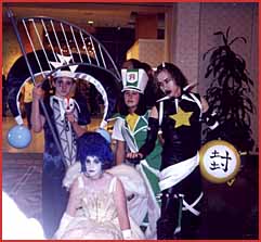 Cosplayers often like to group together for a theme.