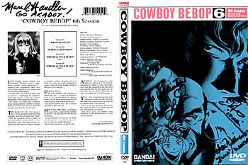 Cowboy Bebop DVD 6, signed by the US ADR cast.