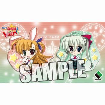 Mahou Shoujo Lyrical Nanoha 2 piece Vivid Pin Badge: (Vivio & Einhart Ver.)