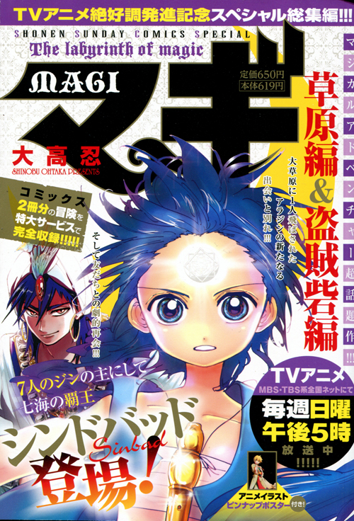 The Labyrinth of Magic Magi TV Animation Special Edition Comic Book (Manga)