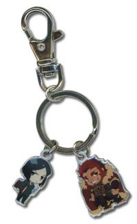 Fate/Zero - Waver and Rider Metal Keychain