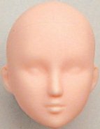 Obitsu Body Doll Head for 27cm Doll - 01 Head Natural Skin (2pcs)