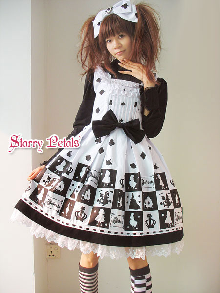 Alice Dress (Jumper Skirt White - M Size)