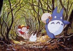 Tonari no Totoro - Himitsu no Tunnel 300pcs Puzzle 