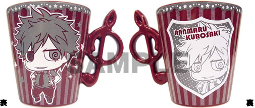 Uta no Prince Sama: Note Handle Mug Cup - Ranmaru Kurosaki