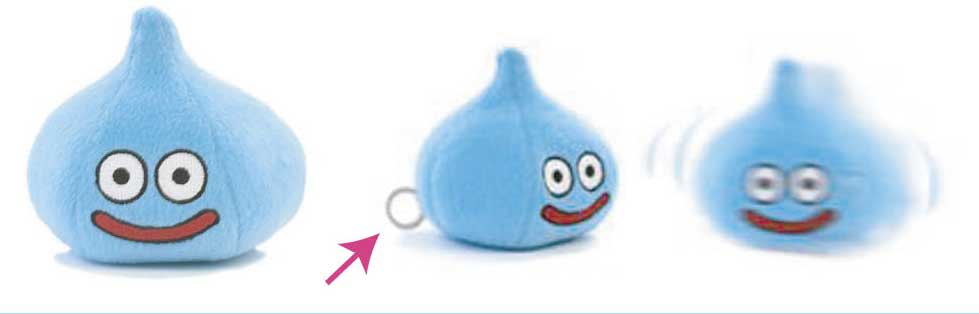 Dragon Quest Smile Slime Monster Plush Doll: Buruburu
