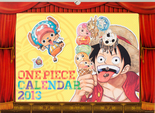 ONE PIECE 2013 Wall Comic Calendar