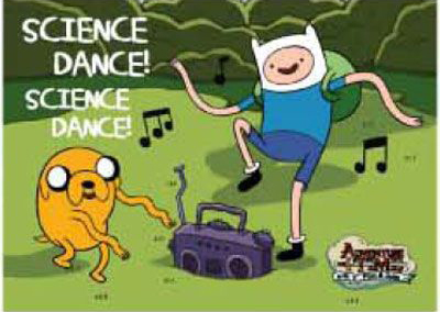 Adventure Time - Science Dance Magnet