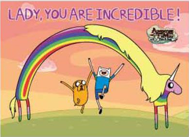 Adventure Time - Lady, You Are Incredible Magnet