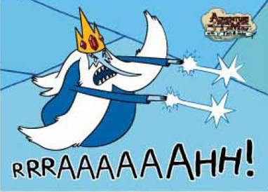 Adventure Time - Ice King Rrraaaaaahh Magnet