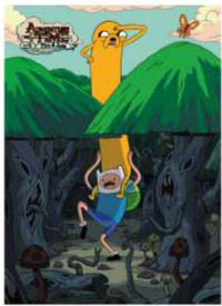 Adventure Time - Scary Forest Bright Skies Magnet