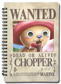 One Piece - Chopper Wanted Poster Notebook