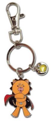 Bleach - Metal Caped Kon and Paw Print Key Chain