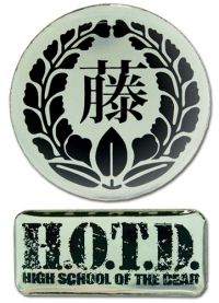 High School of the Dead - Logos Pins (Set of 2)