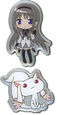 Puella Magi Madoka Magica - Homura and Kyubey Pins (Set of 2)