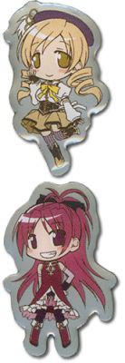 Puella Magi Madoka Magica - Mami and Kyoko Pins (Set of 2)