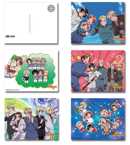 Hetalia Axis Powers - Postcards Ver. B 