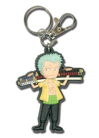 One Piece - SD Zoro with Sword Keychain
