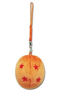 Dragon Ball - 4 Star Dragon Ball Plush Phone Charm