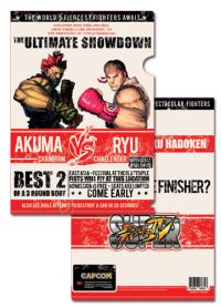 Street Fighter IV - Akuma Vs. Ryu File Folder Street Fighter IV - Akuma Vs. Ryu File Folder