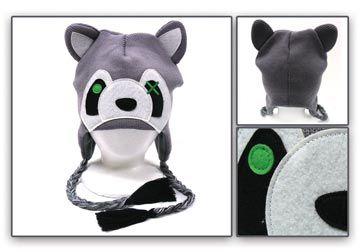BW Designs - Tanuki (Raccoon) Laplander Beanie