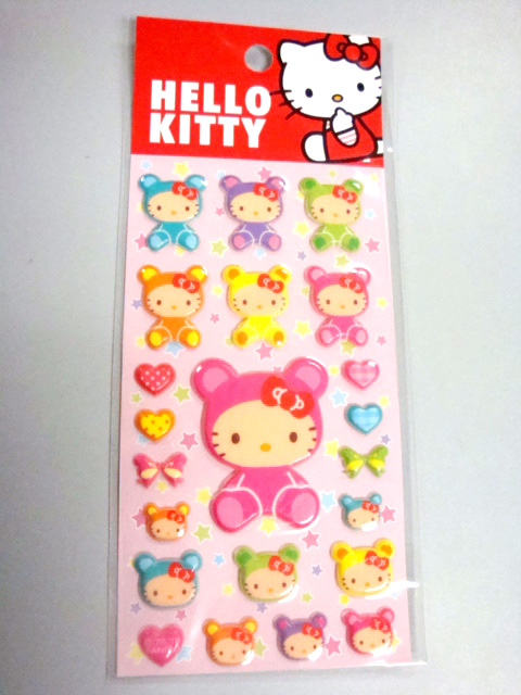 Hello Kitty Sticker - Bear (Soft Cushoned)