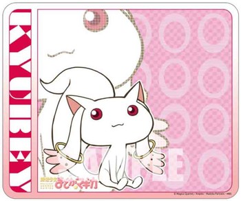 Puella Magi Madoka Magica: 3D Mouse Pad Chibi Kyubey