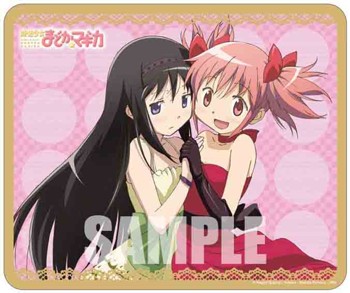 Puella Magi Madoka Magica: 3D Mouse Pad Madoka & Homura