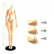 Obitsu Body 27cm Doll - Female: Soft Bust M Body: Natural Skin (No Head)
