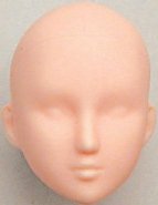 Obitsu Body Doll Head for 27cm Doll - 01 Head Natural Skin (2pcs)