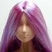 Obitsu Body Doll Head for 27cm Doll - 02 Purple: Natural Skin