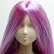 Obitsu Body Doll Head for 27cm Doll - 02 Purple: White Skin