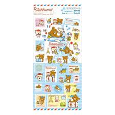 Rilakkuma Laminated Sticker (Paris)