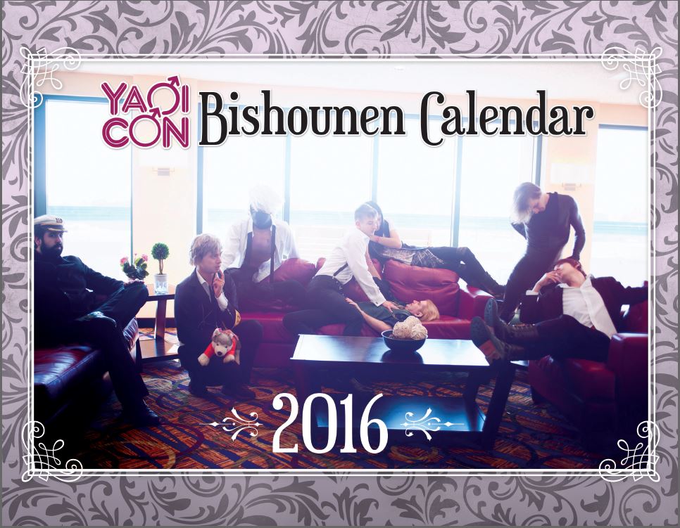 YaoiCon Bishounen Calendar 2016