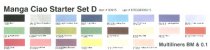 Copic Manga Ciao Starter Set D