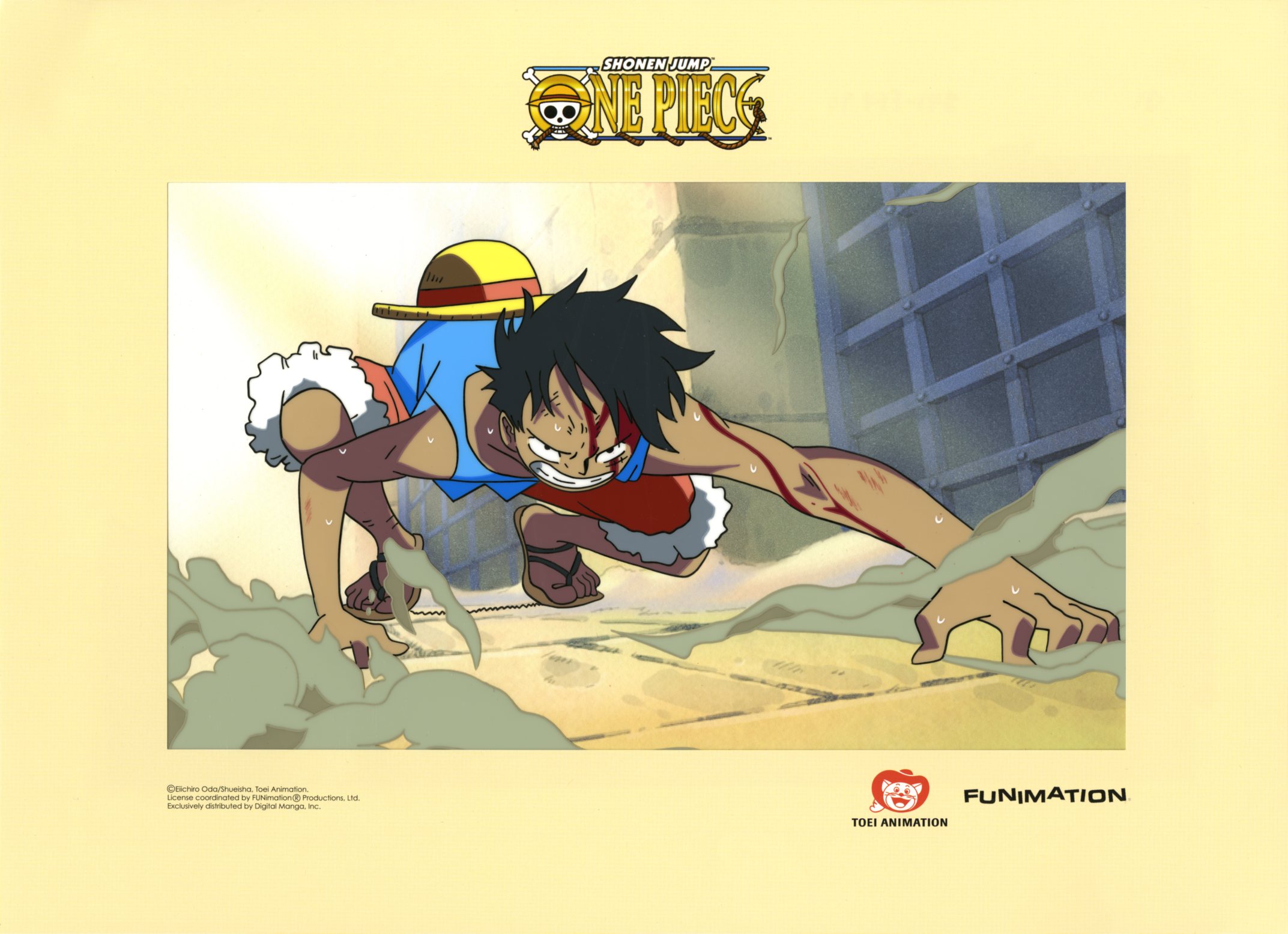 One Piece Cel: Monkey D. Luffy (C)