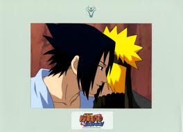 Naruto Shippuden Cel: Sasuke & Naruto (A)