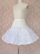 Victorian Maiden - A-line Organdy Pannier
