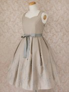 Victorian Maiden - Waltz Of Snow Dress (Almond)
