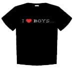 I &#9829; Boys T-Shirt - M [baby-tee]
