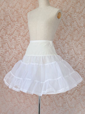 Victorian Maiden - A-line Organdy Pannier
